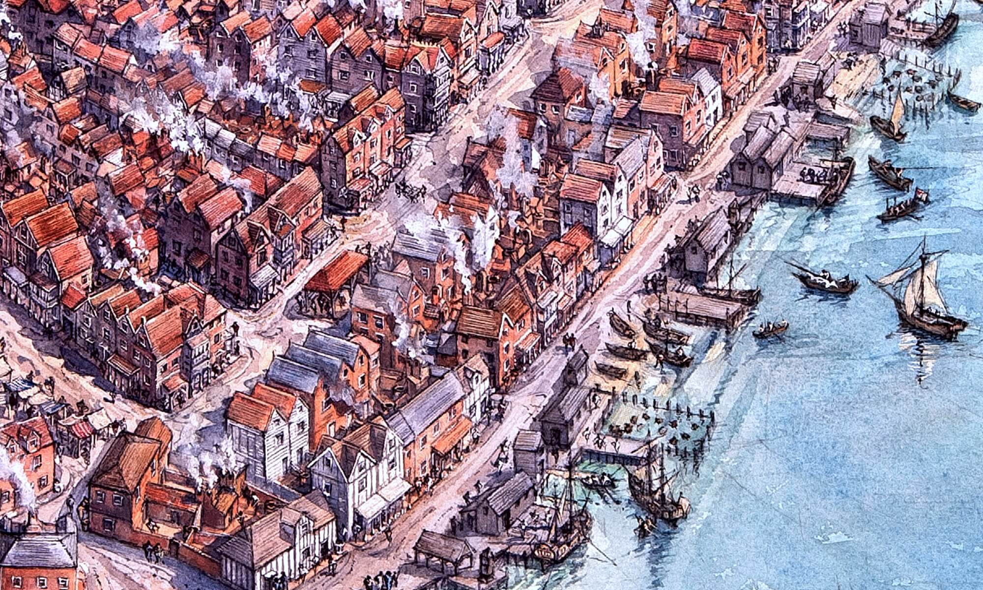 Port Royal Town in 1690