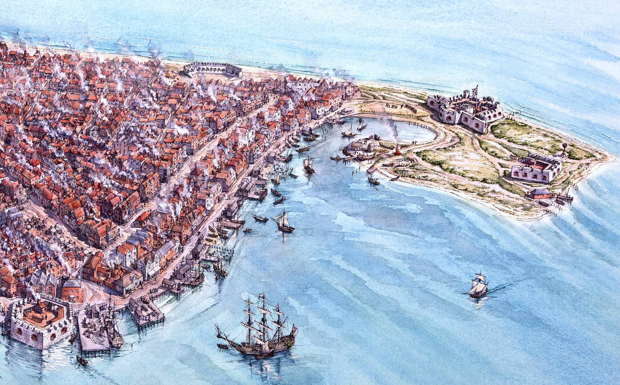 Port Royal Fort in 1690